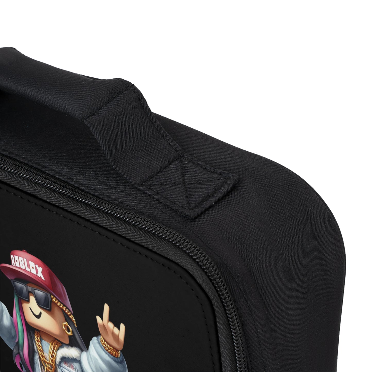 Insulated Roblox Lunch Tote Black 🎮✨⚡