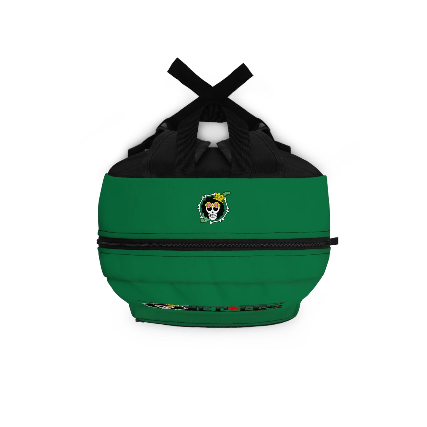 Brook One Piece Anime Backpack Dark green 🎵