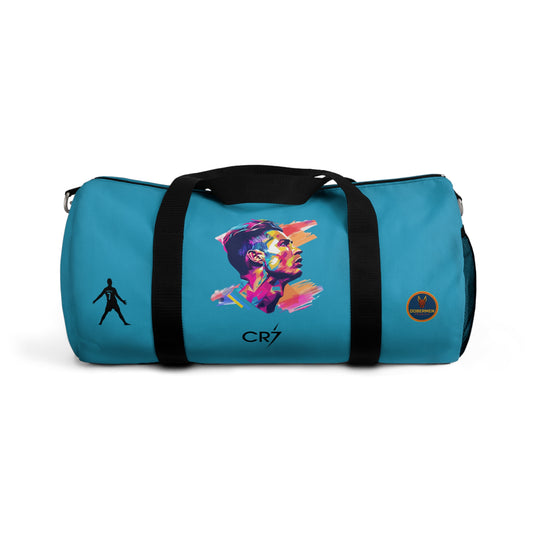 Premium Cristiano Ronaldo Duffel Bag Turquoise 🏆⚽