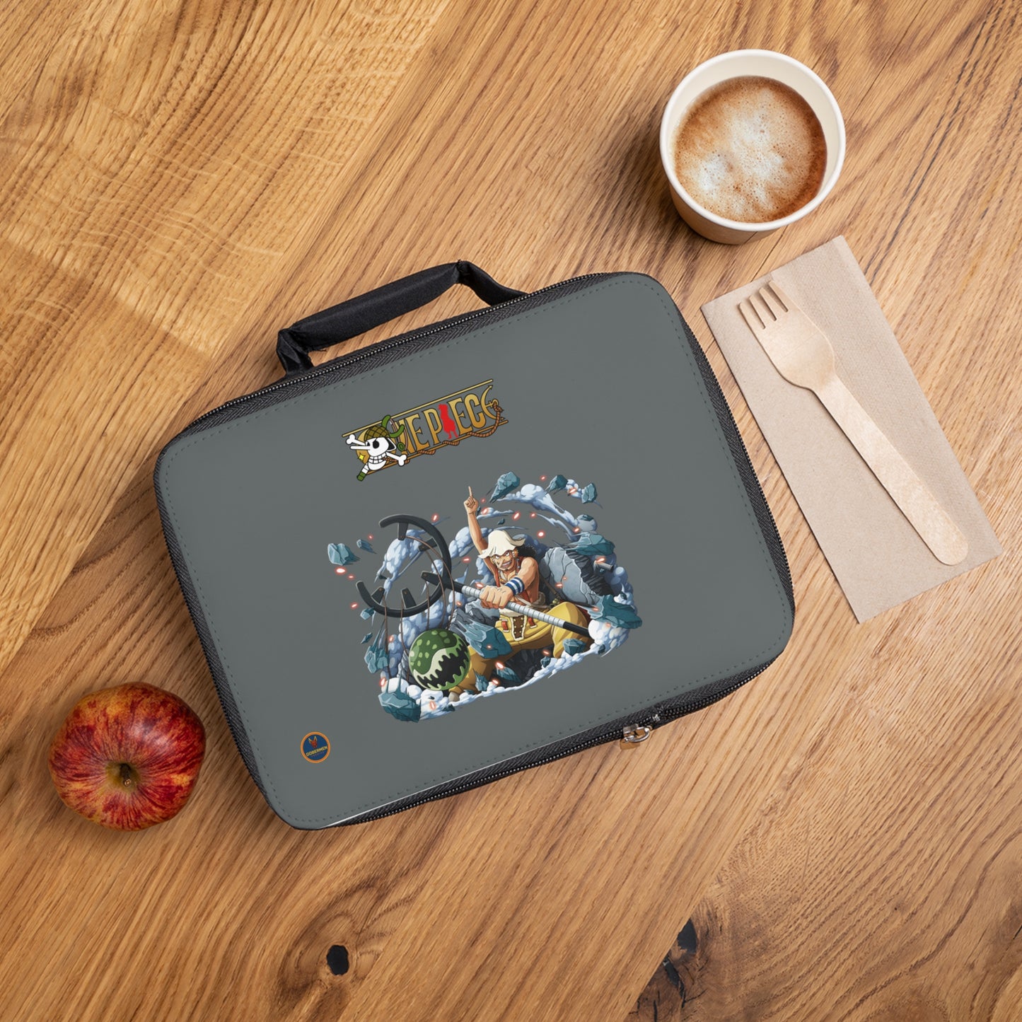 Usopp One Piece Anime Lunch Bag Dark grey 🍱
