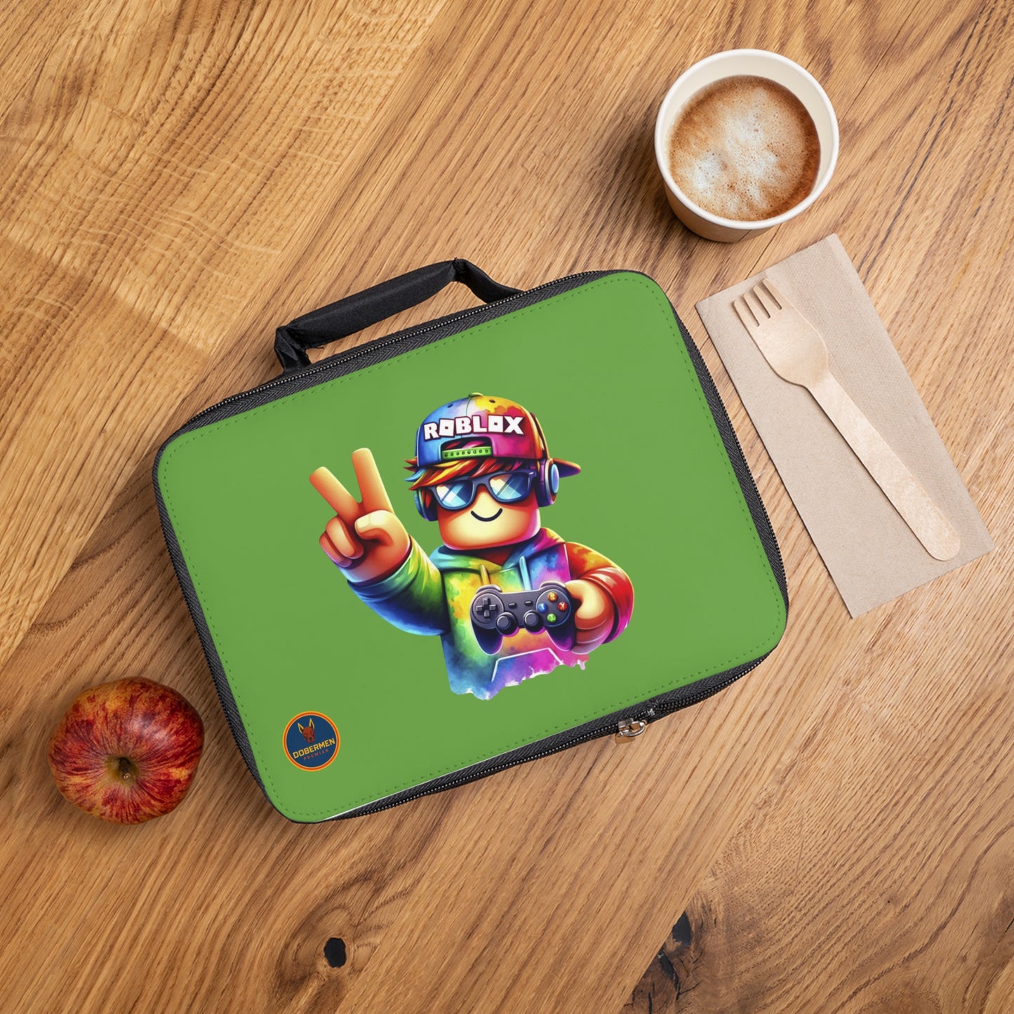 Vibrant Roblox Lunch Box Green 🌈 🎮🎒