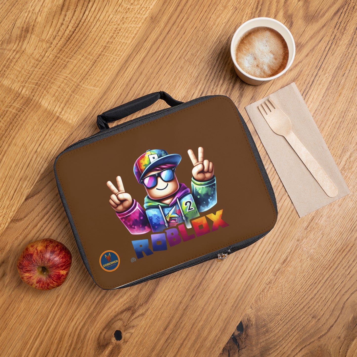Roblox Fan Lunch Bag Brown 🎮🎒✨