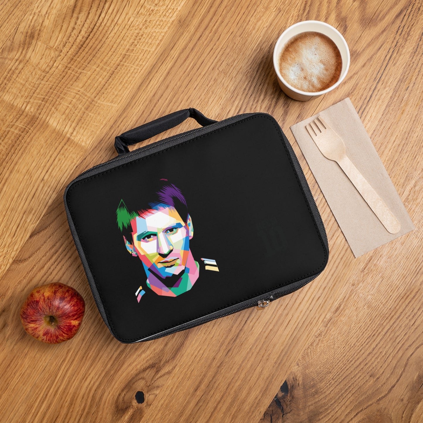 Lionel Messi LM10 Thermal Lunch Bag Black ⚽🥶