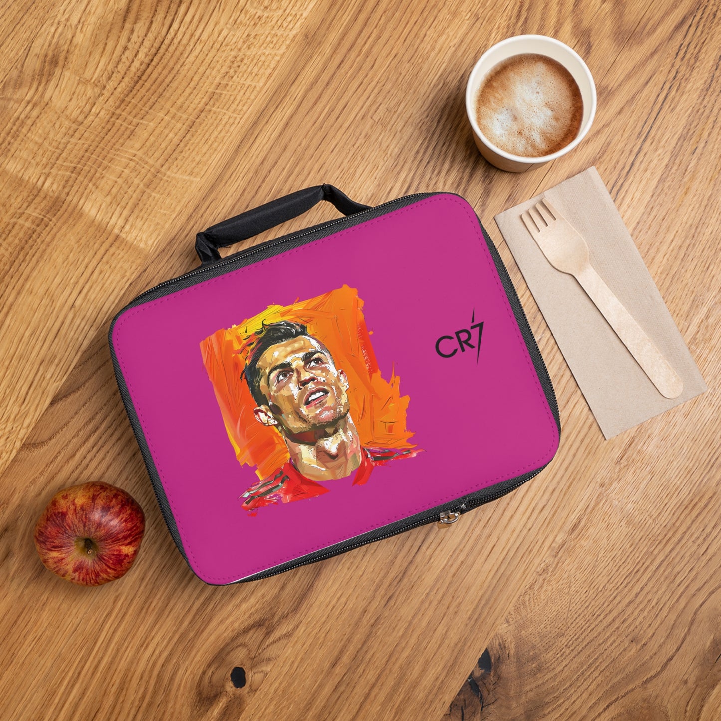 CR7 Cristiano Ronaldo Lunch Bag Pink ⚽🥇