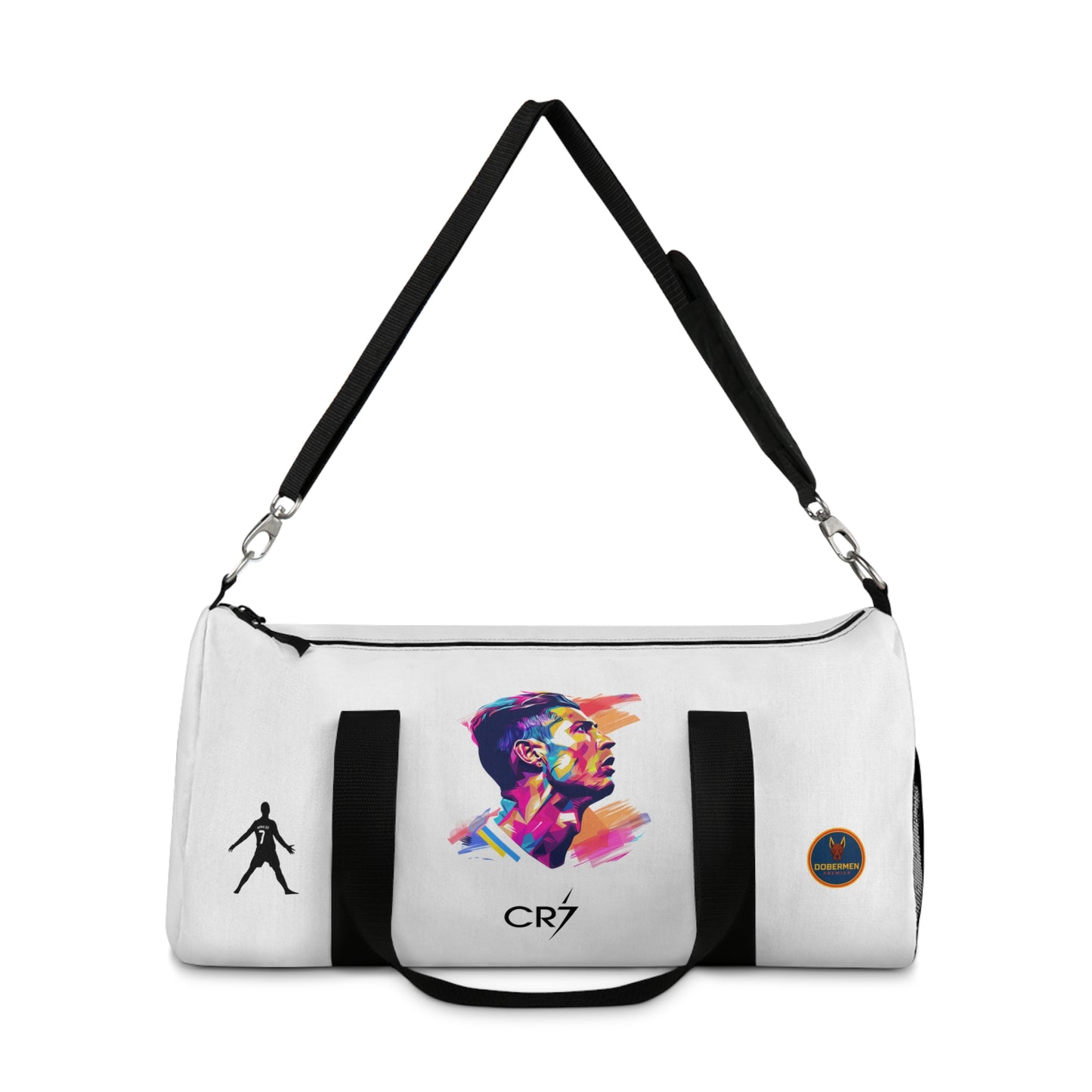 Premium Cristiano Ronaldo Duffel Bag White 🏆⚽