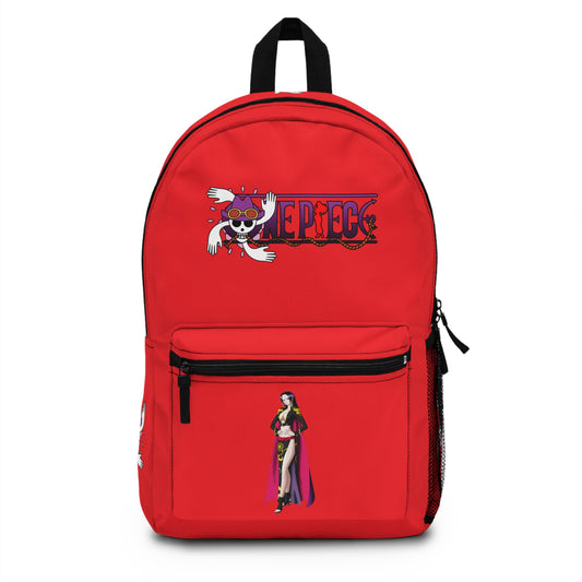 Nico Robin One Piece Premium Anime Backpack Red 🎒
