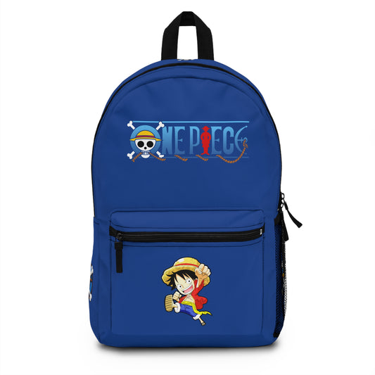 Monkey D. Luffy One Piece Anime Backpack Dark blue 🏴☠️