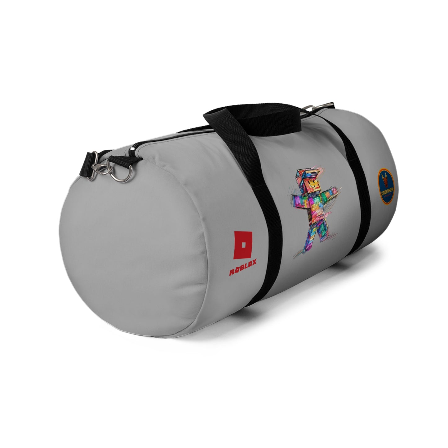 Roblox Themed Duffel Bag Light grey 🧒🕹️ 👧