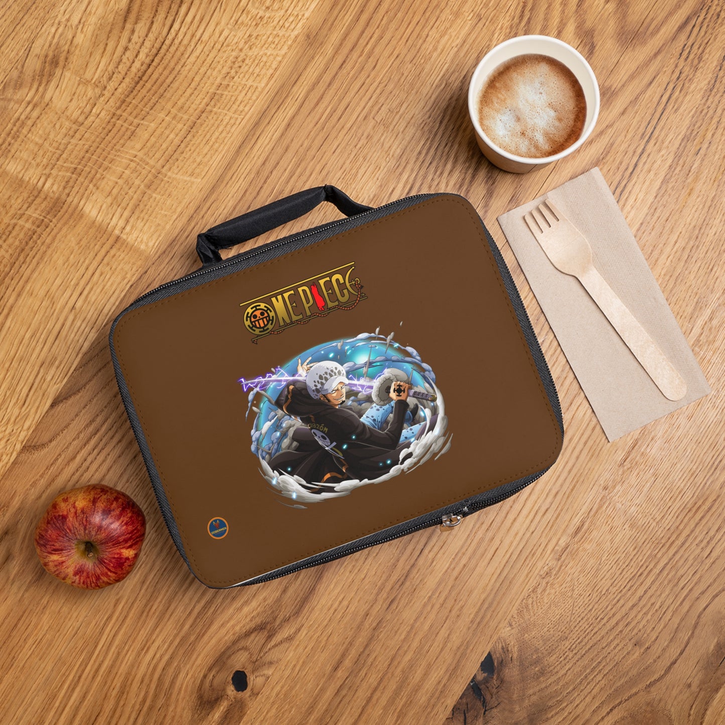 Trafalgar D. Water Law One Piece Anime Lunch Bag Brown 🍱
