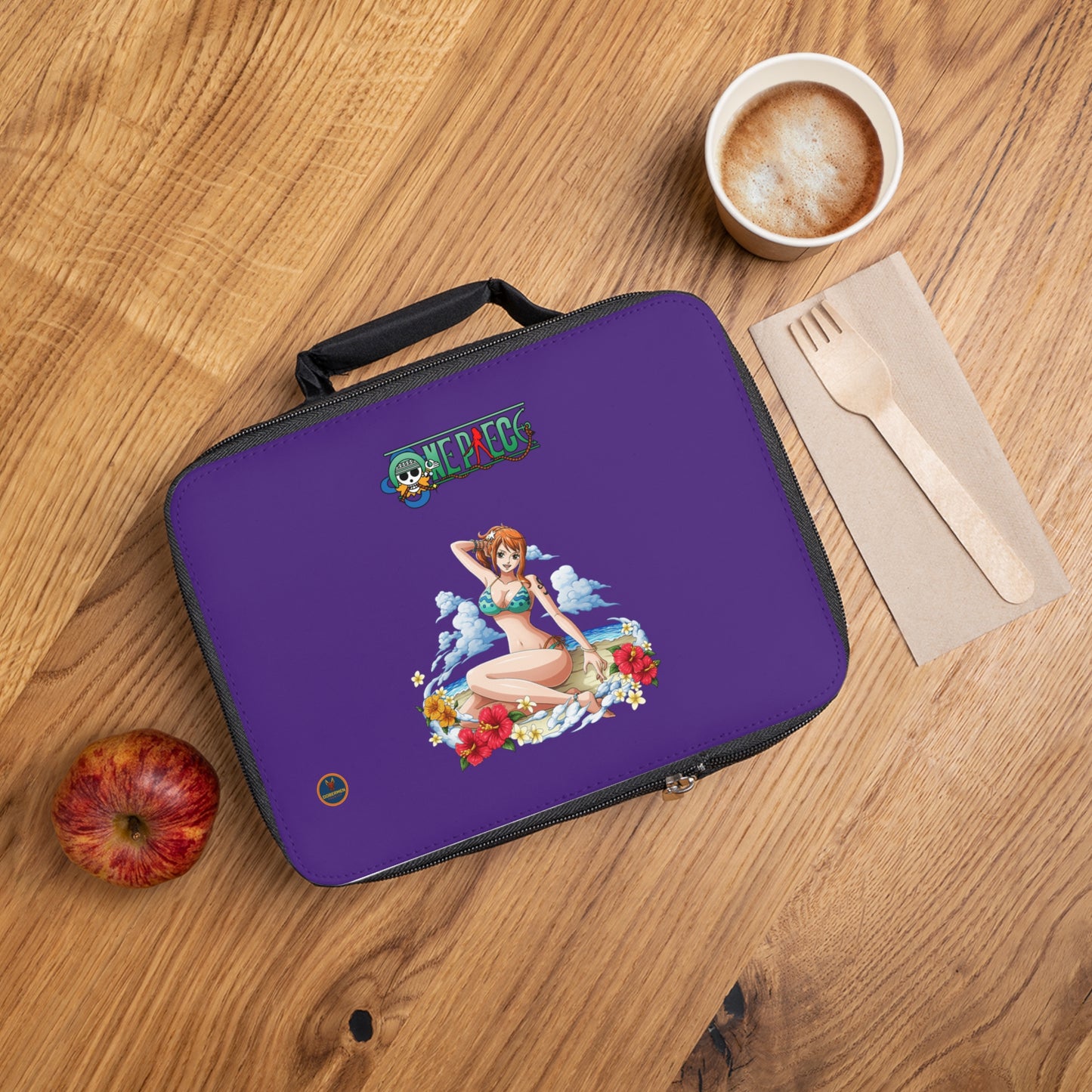 Nami One Piece Anime Lunch Bag Purple 🍱