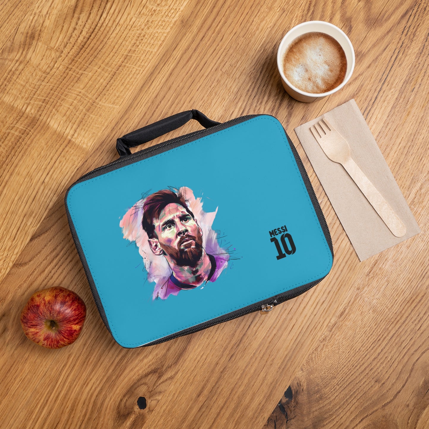 Lionel Messi LM10 Lunch Bag Turquoise ⚽🥇