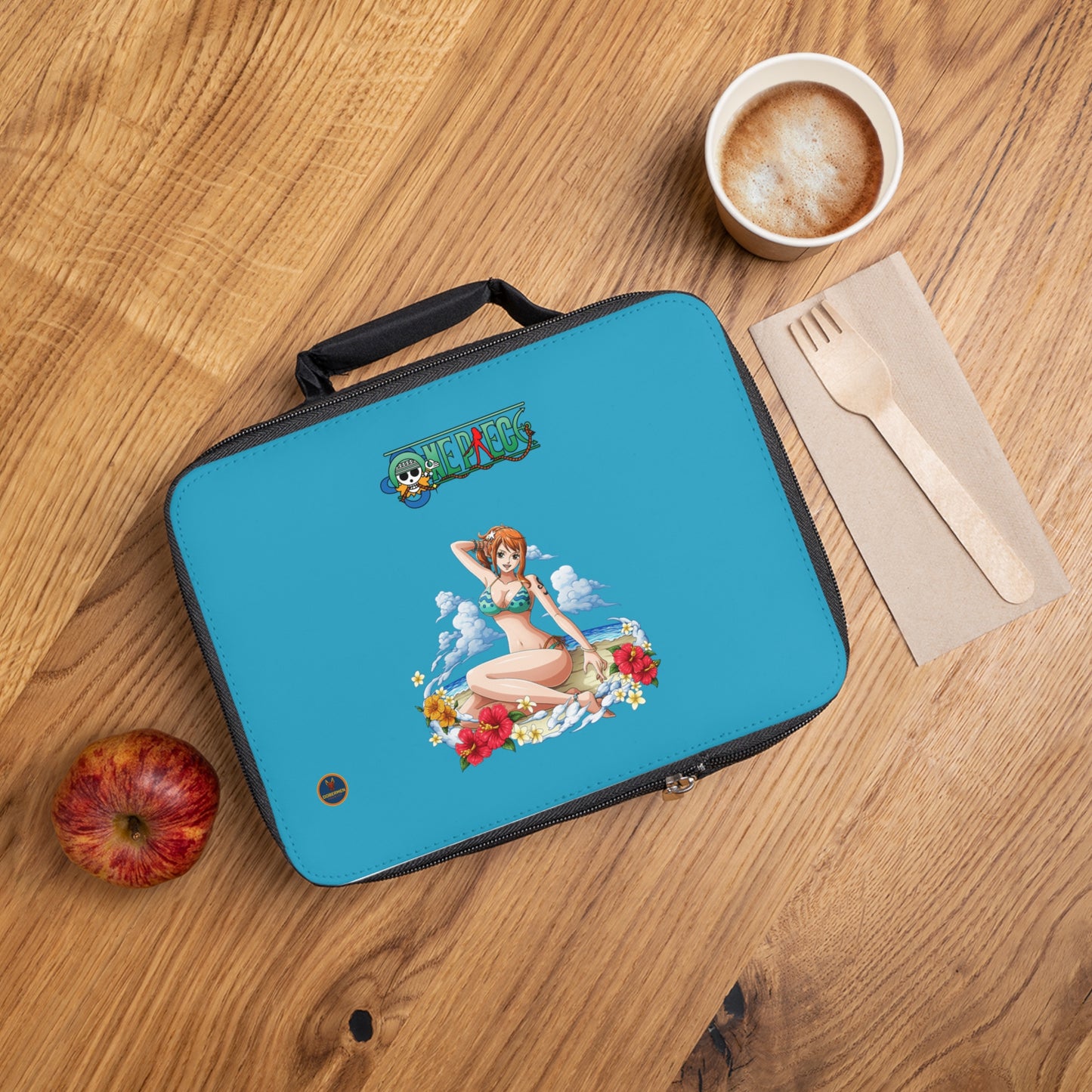 Nami One Piece Anime Lunch Bag Turquoise 🍱
