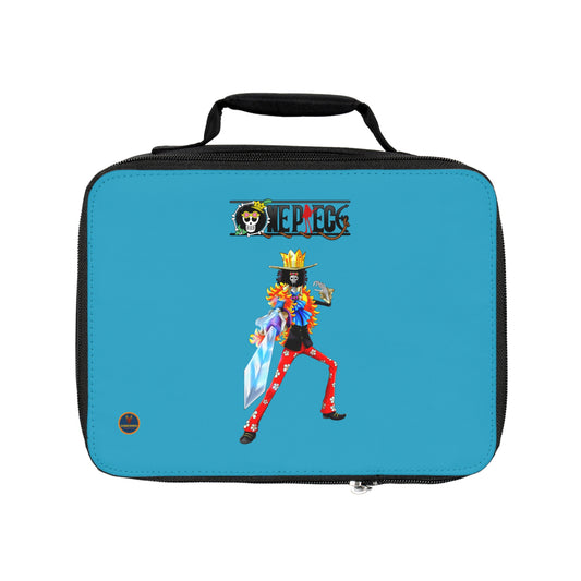 Brook One Piece Anime Lunch Bag Turquoise 🍱