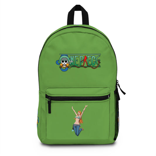 Nami One Piece Anime Backpack Green 🗺️