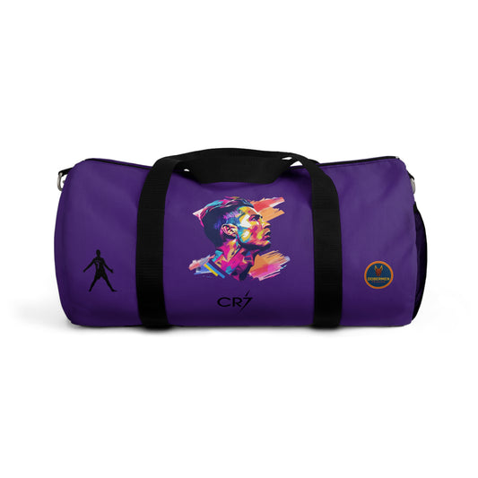 Premium Cristiano Ronaldo Duffel Bag Purple 🏆⚽
