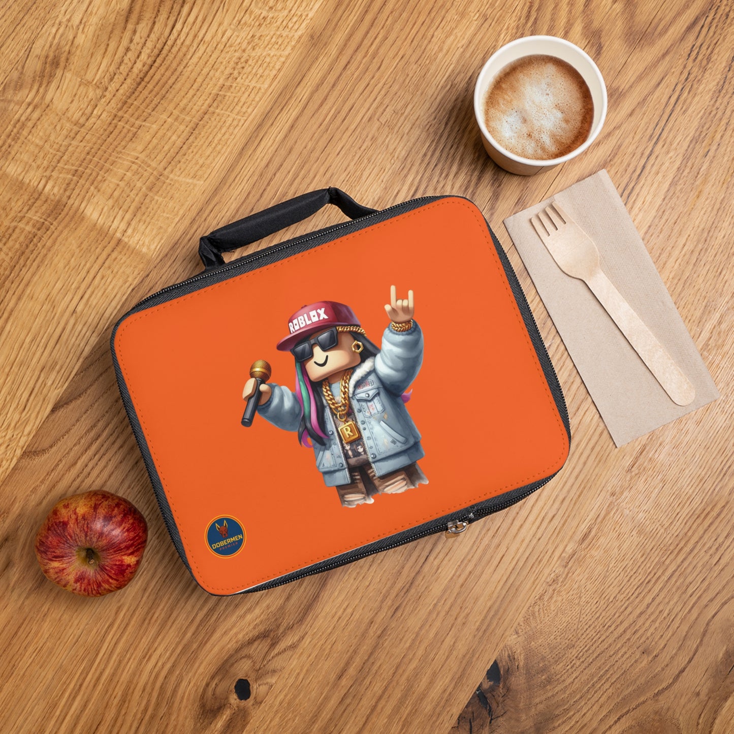 Insulated Roblox Lunch Tote Orange 🎮✨⚡
