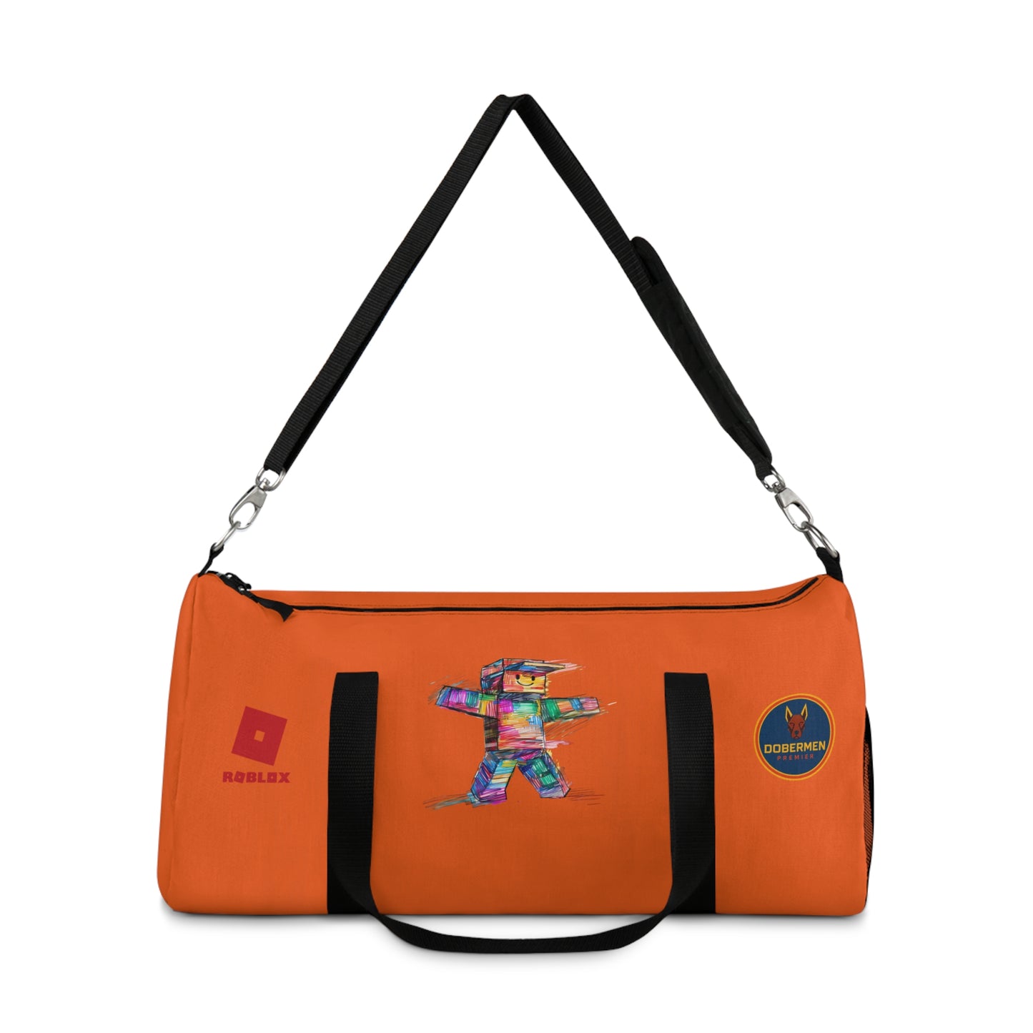 Roblox Themed Duffel Bag Orange 🧒🕹️ 👧