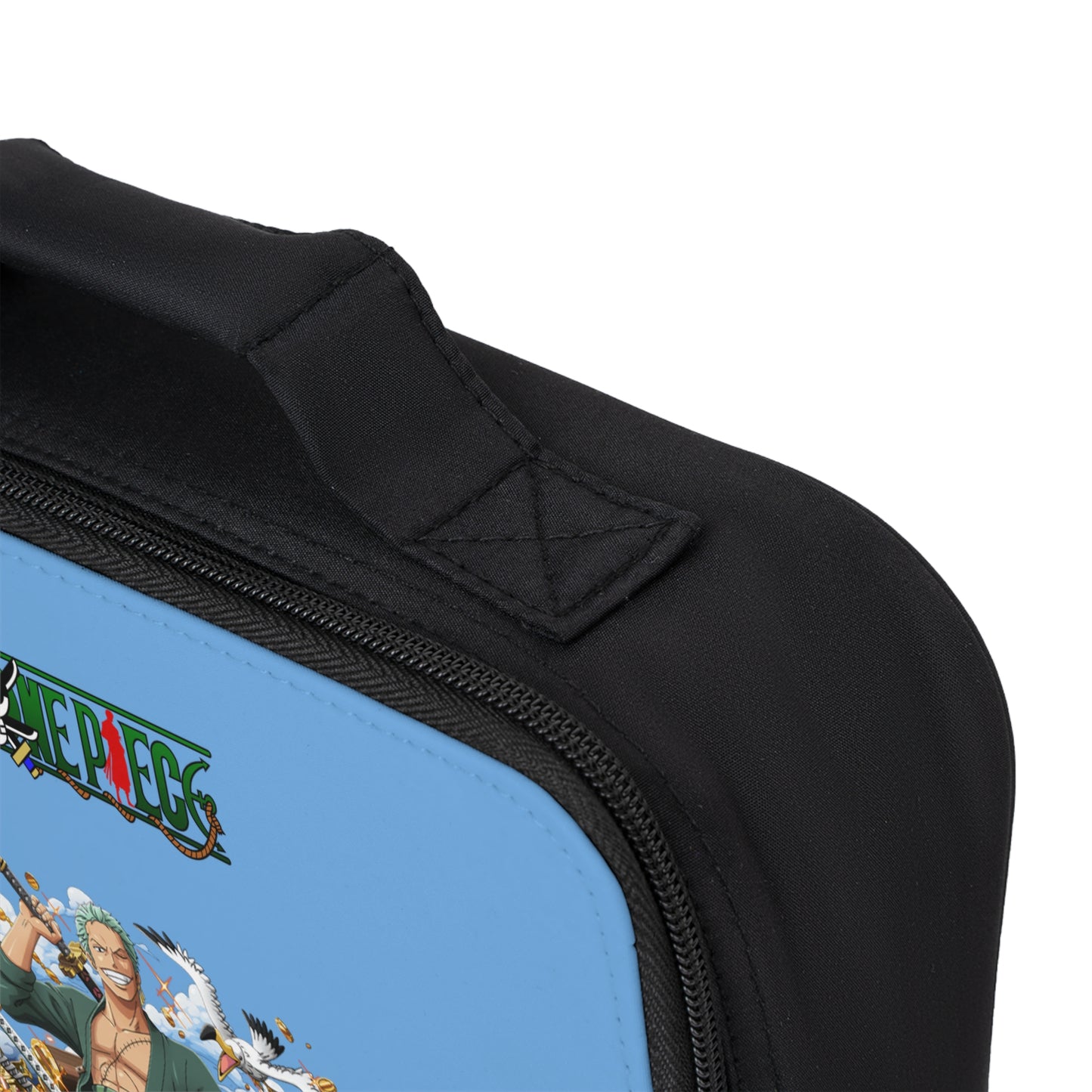Roronoa Zoro One Piece Anime Lunch Bag Light blue 🍱