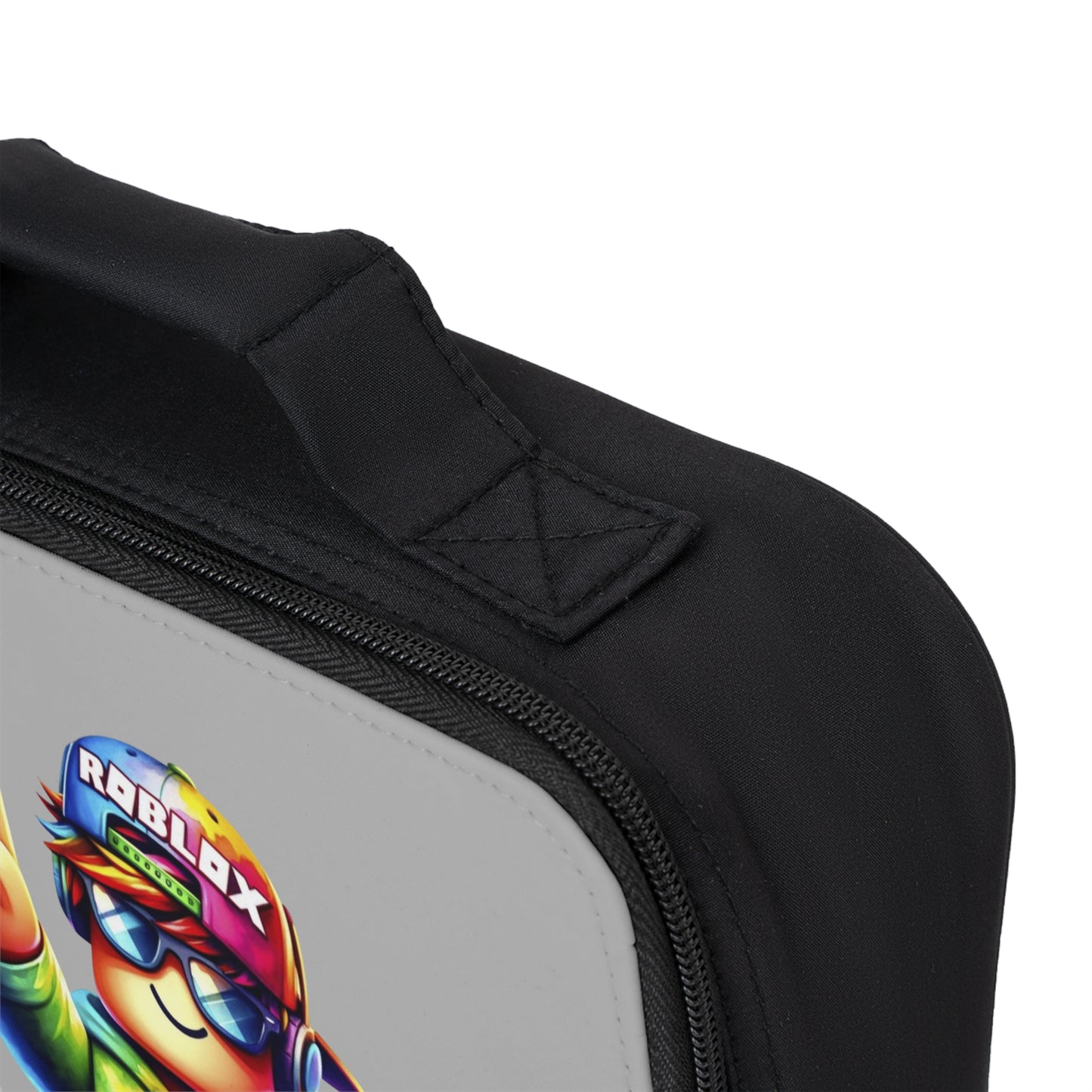 Vibrant Roblox Lunch Box Light grey 🌈 🎮🎒