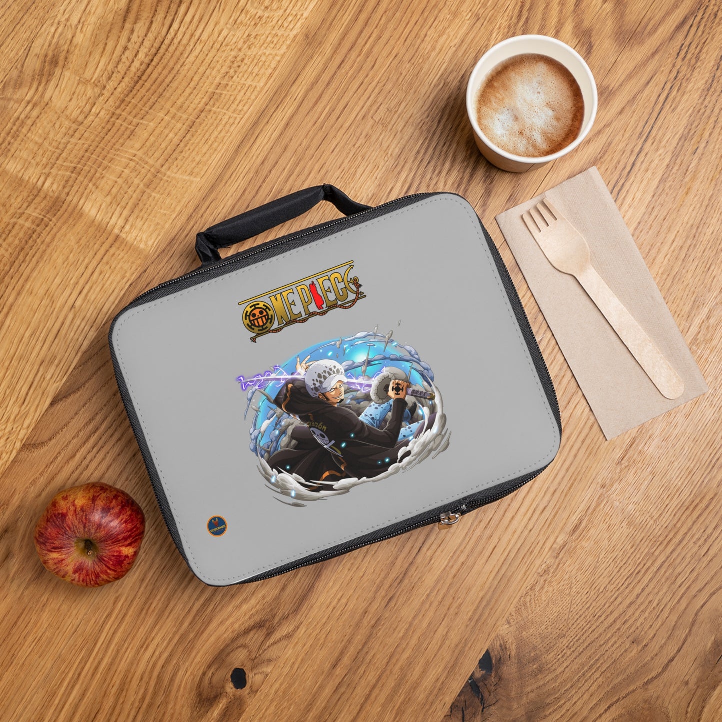 Trafalgar D. Water Law One Piece Anime Lunch Bag Light grey 🍱