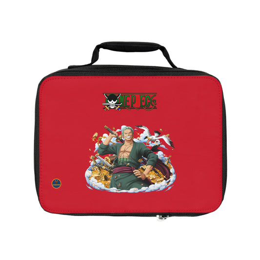 Roronoa Zoro One Piece Anime Lunch Bag Dark red 🍱
