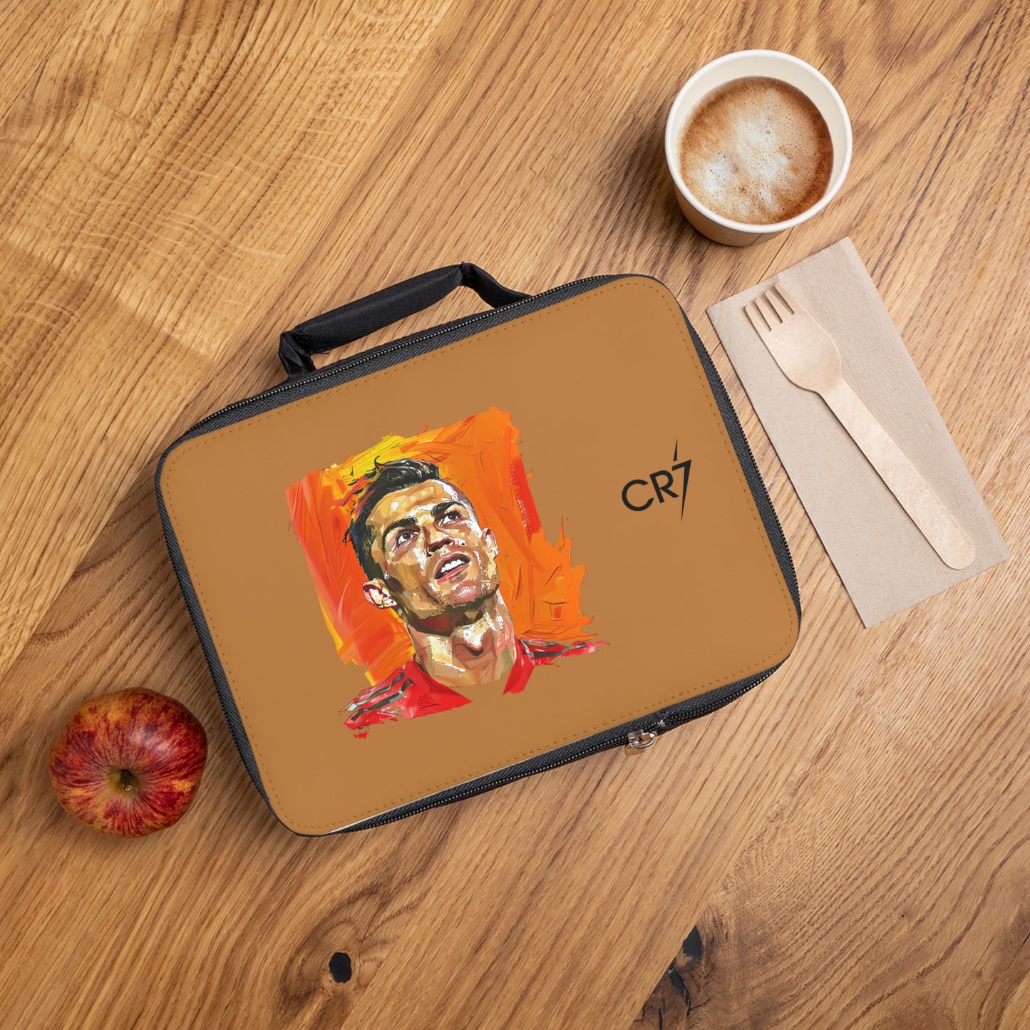CR7 Cristiano Ronaldo Lunch Bag Light brown ⚽🥇
