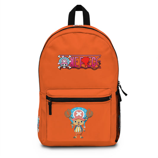 Tony Tony Chopper One Piece Premium Backpack Orange 🎒✨
