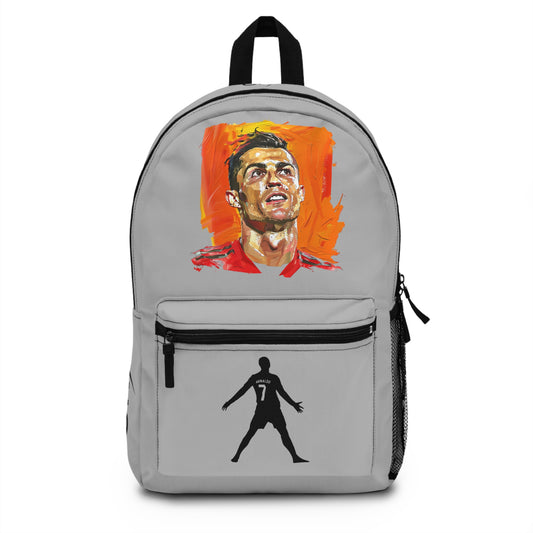 Cristiano Ronaldo CR7 Backpack Light grey ⚽🎒