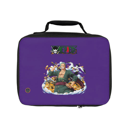 Roronoa Zoro One Piece Anime Lunch Bag Purple 🍱