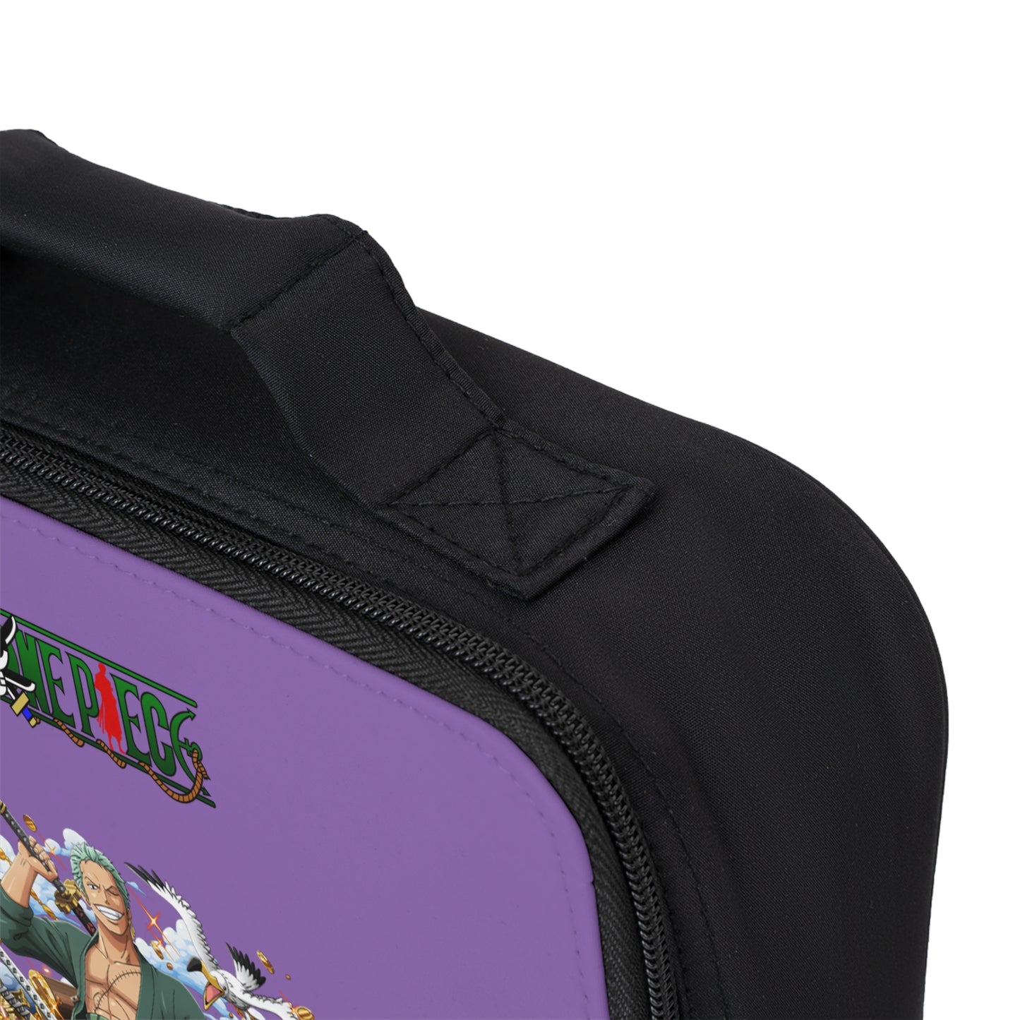 Roronoa Zoro One Piece Anime Lunch Bag Light purple 🍱