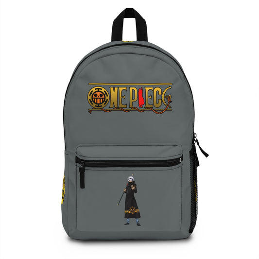 Trafalgar D. Water Law One Piece Anime Backpack Dark grey ⚓