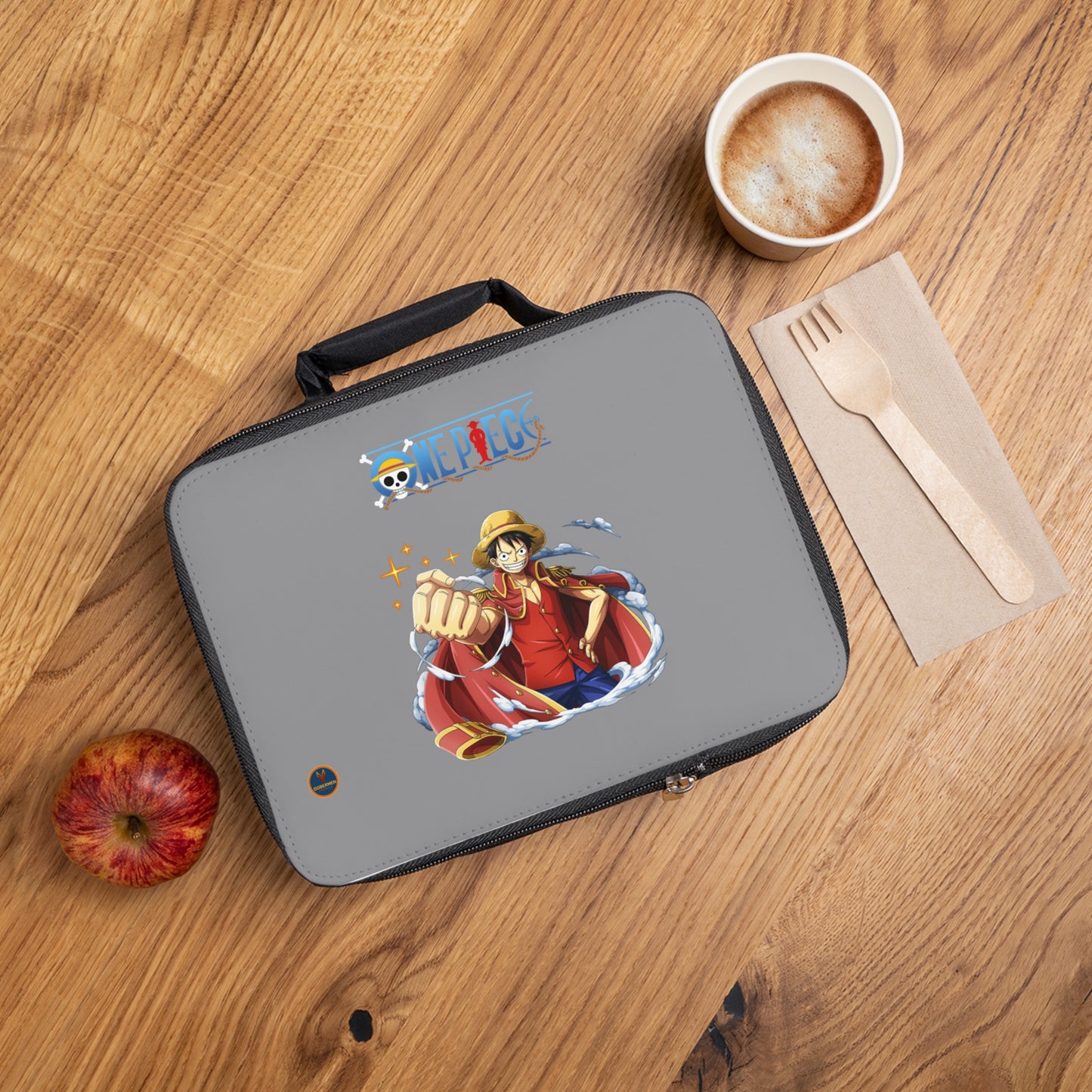 Monkey D. Luffy One Piece Anime Lunch Bag Grey 🍱