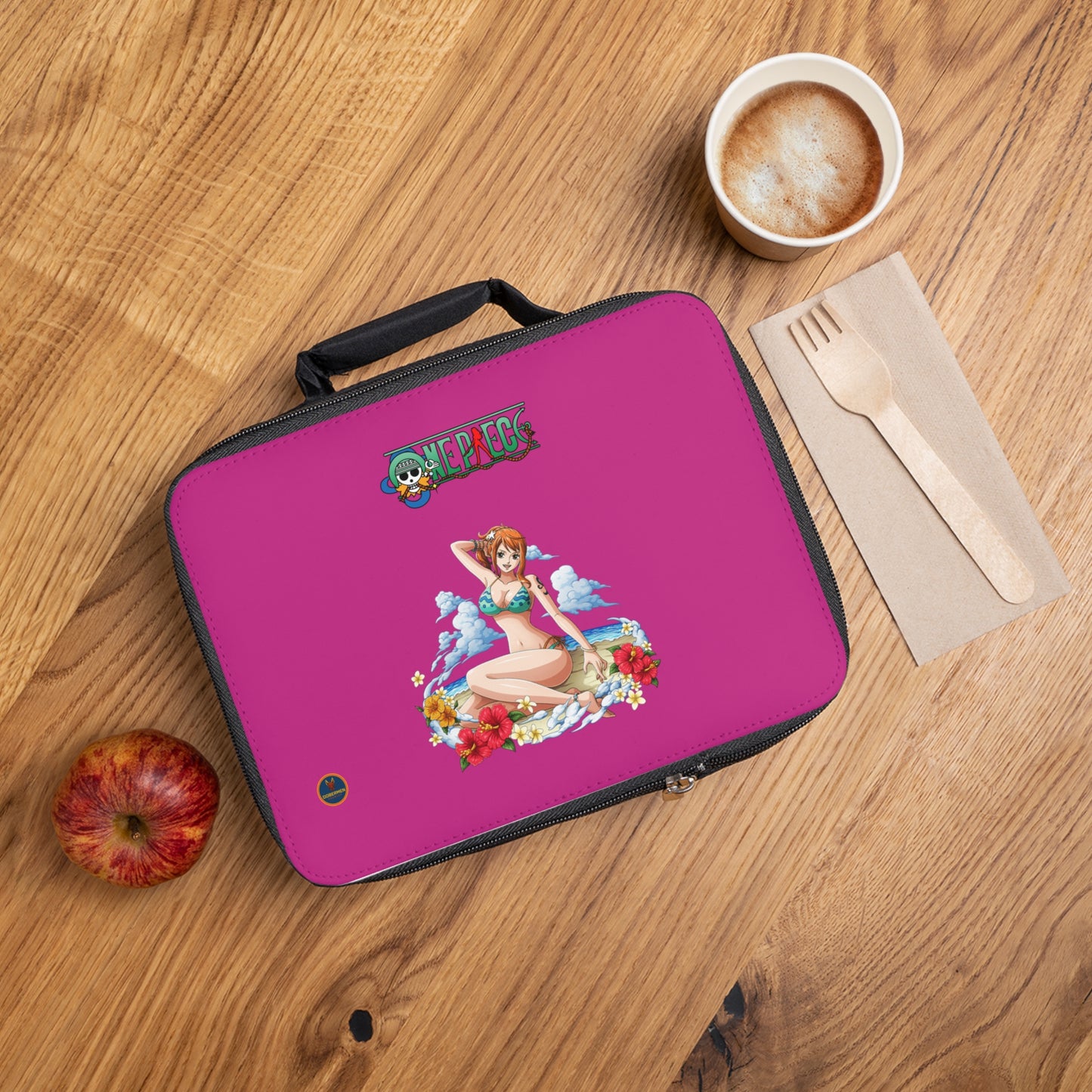 Nami One Piece Anime Lunch Bag Pink 🍱
