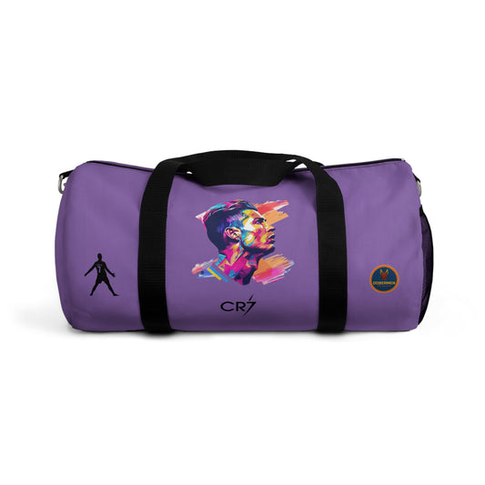 Premium Cristiano Ronaldo Duffel Bag Light purple 🏆⚽