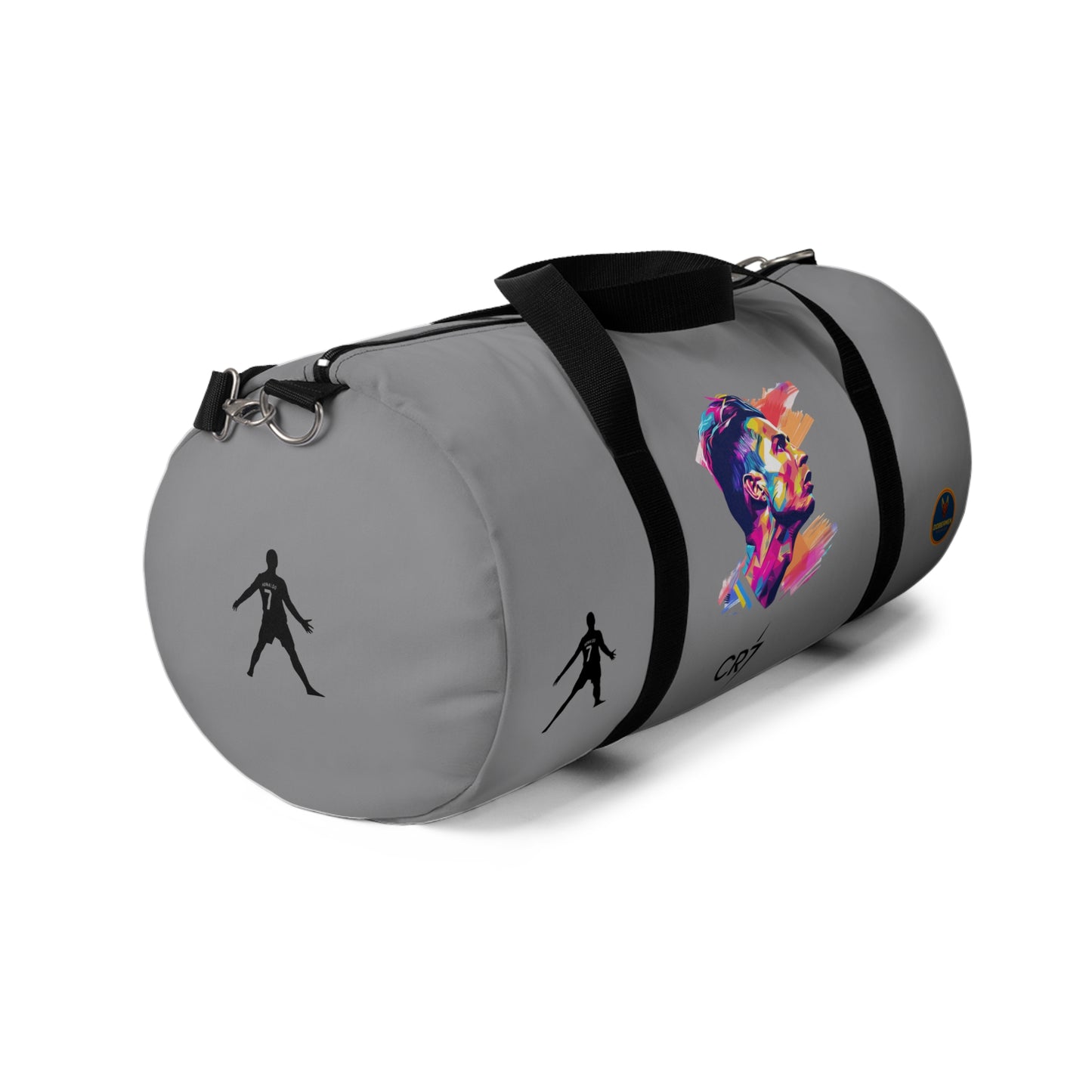 Premium Cristiano Ronaldo Duffel Bag Grey 🏆⚽
