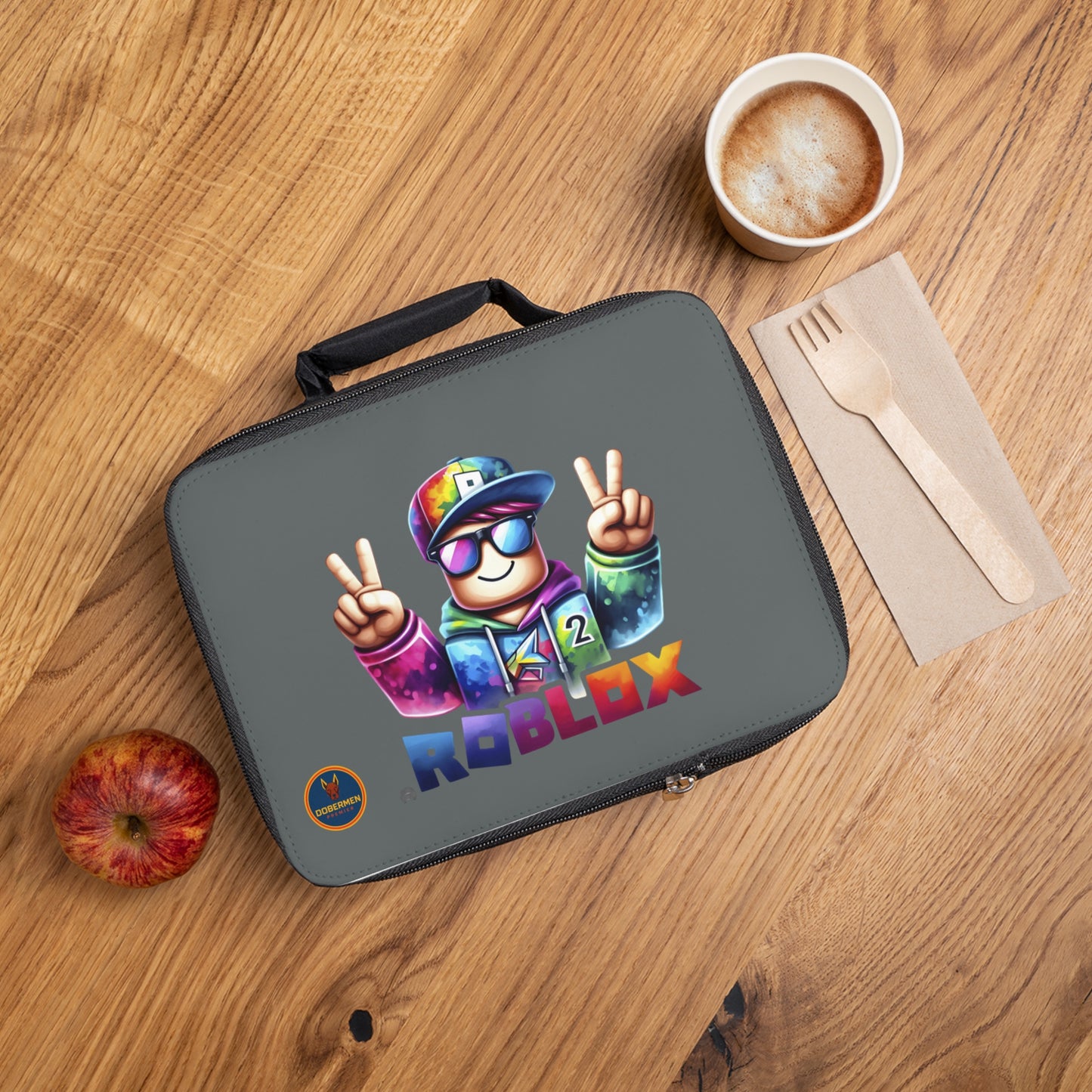Roblox Fan Lunch Bag Dark grey 🎮🎒✨