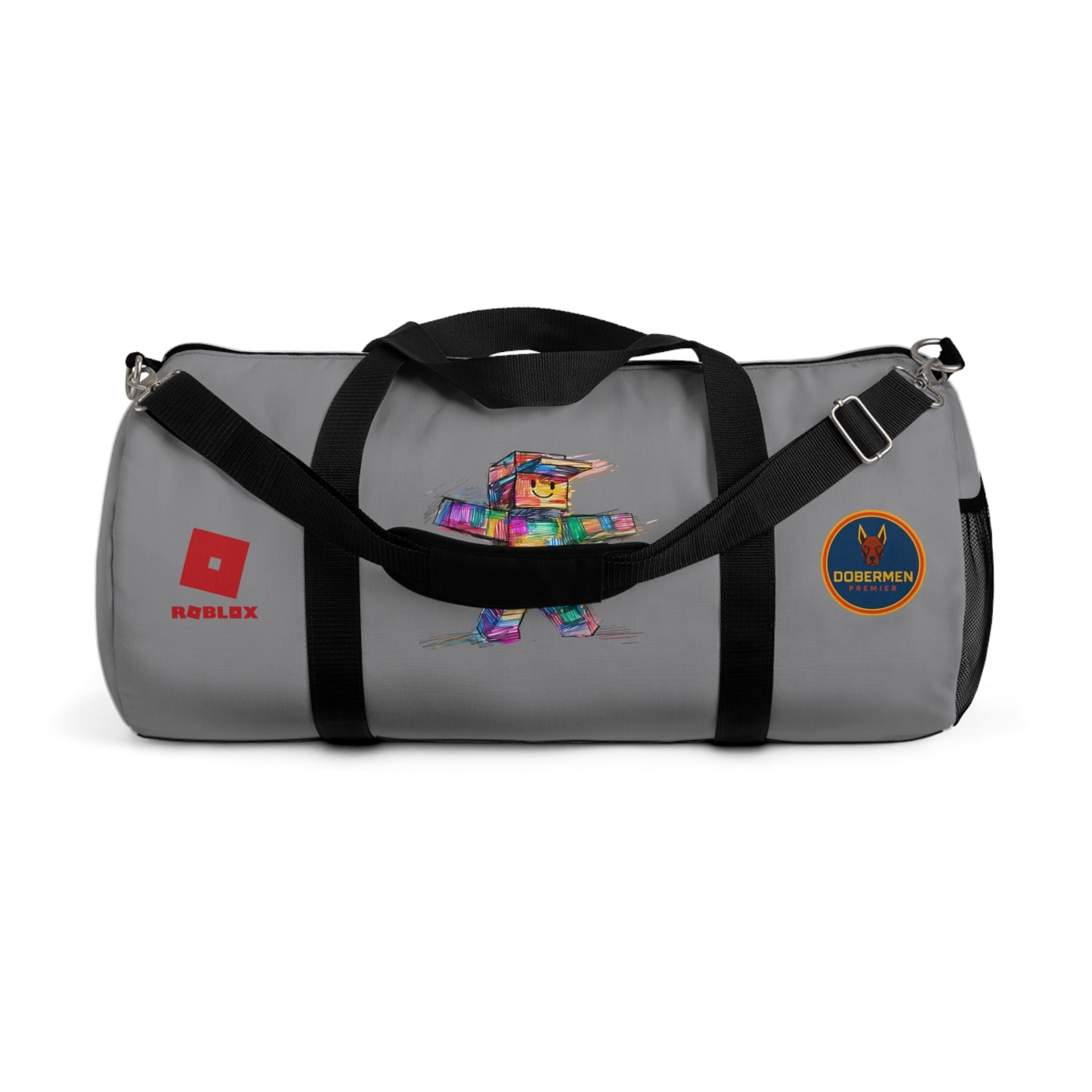 Roblox Themed Duffel Bag Grey 🧒🕹️ 👧
