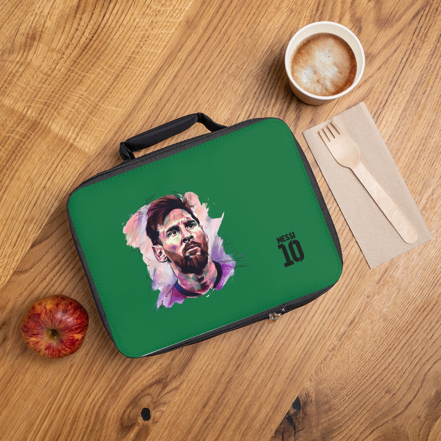 Lionel Messi LM10 Lunch Bag Dark green ⚽🥇