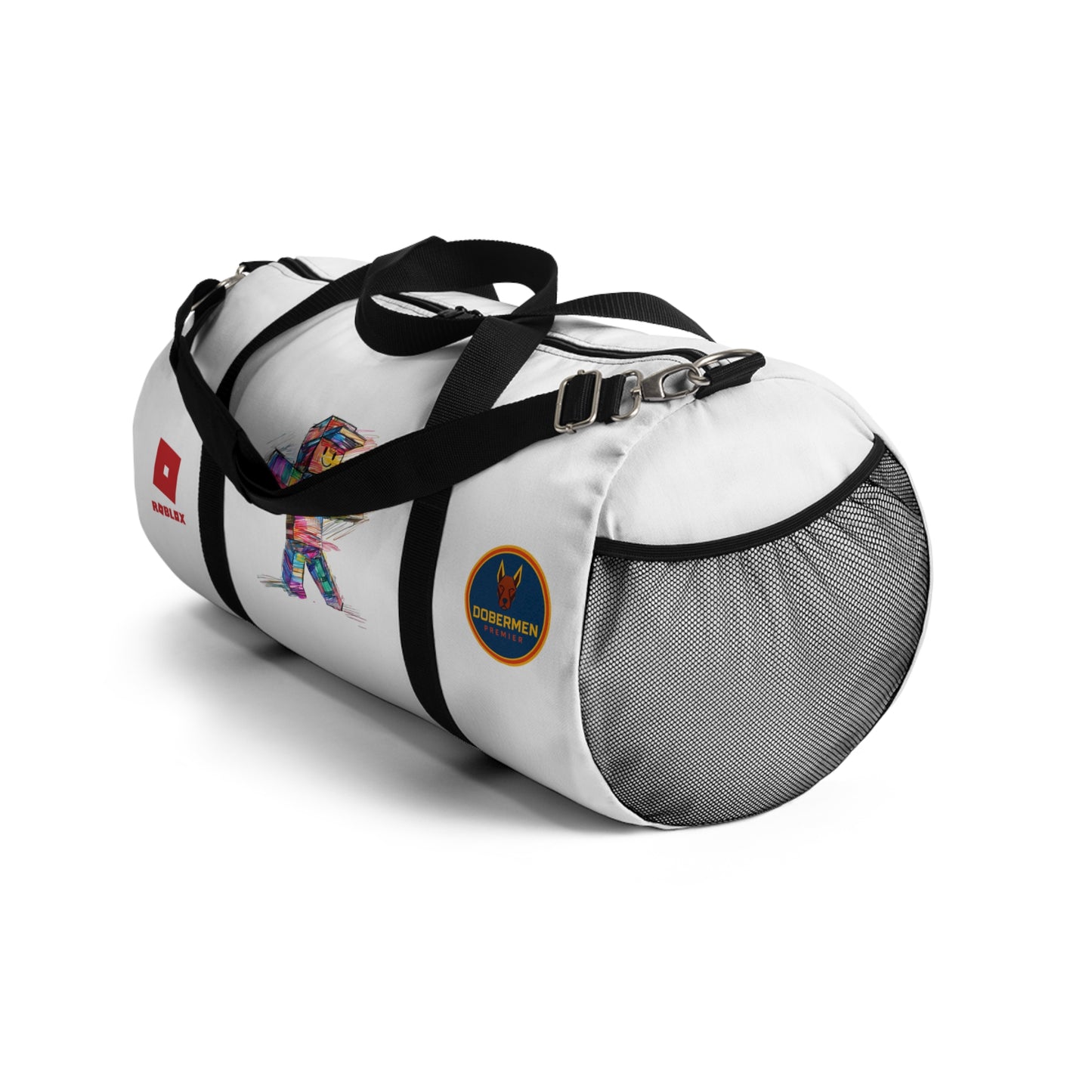 Roblox Themed Duffel Bag White 🧒🕹️ 👧