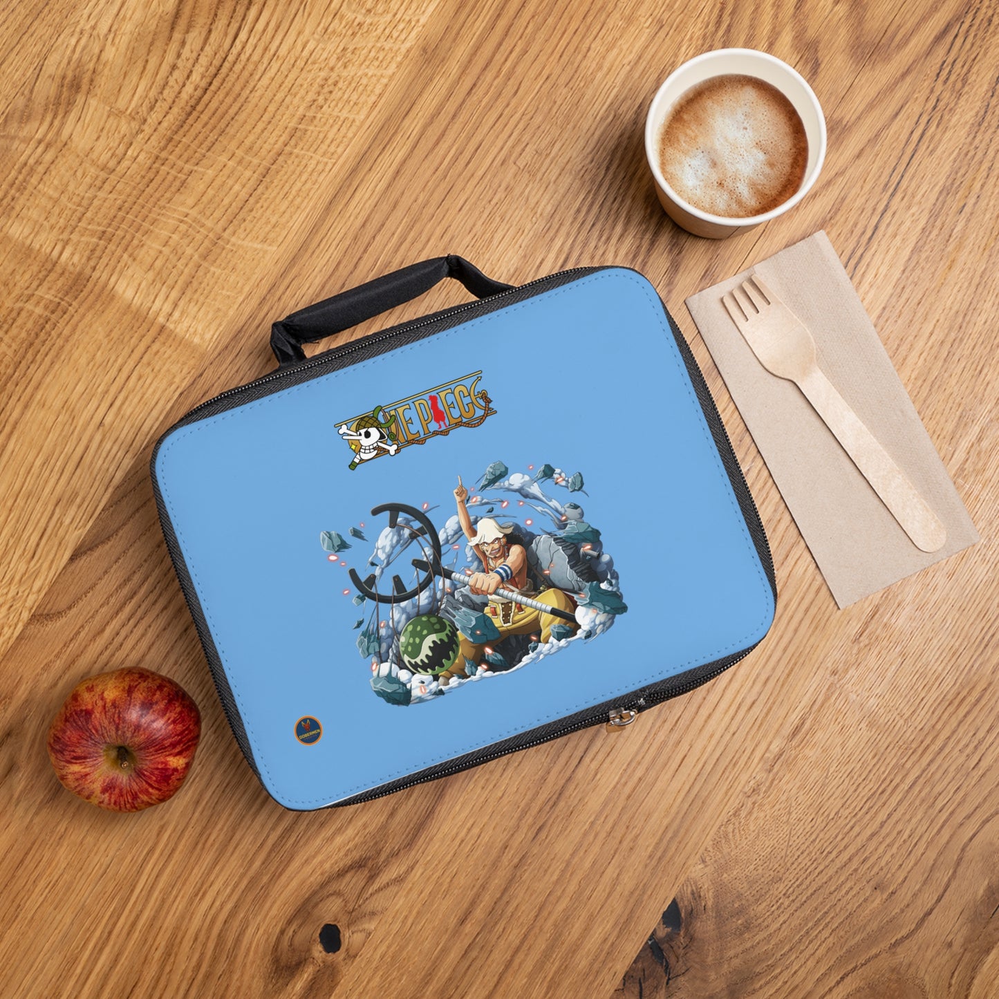 Usopp One Piece Anime Lunch Bag Light blue 🍱