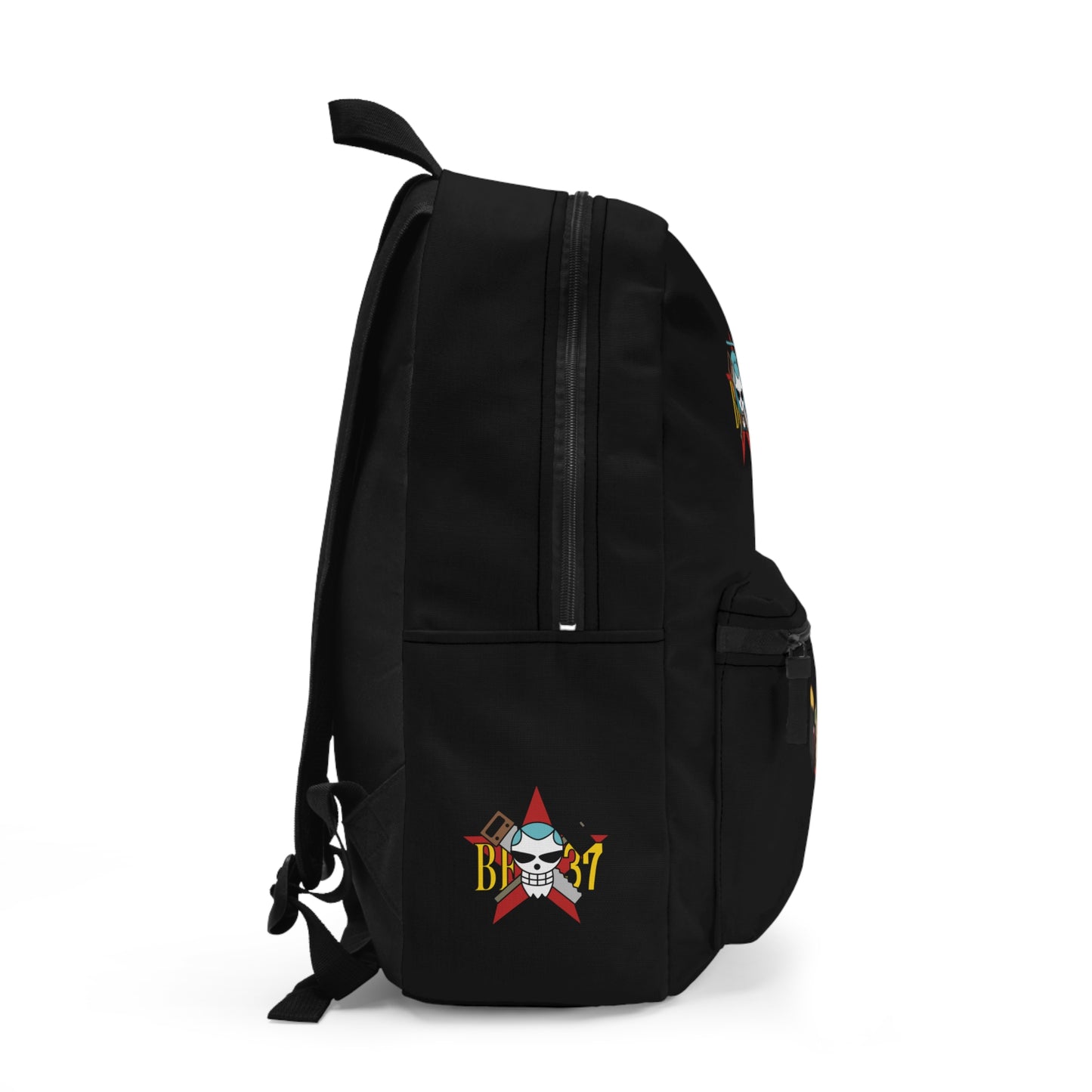 Franky One Piece Anime Backpack Black 🔧