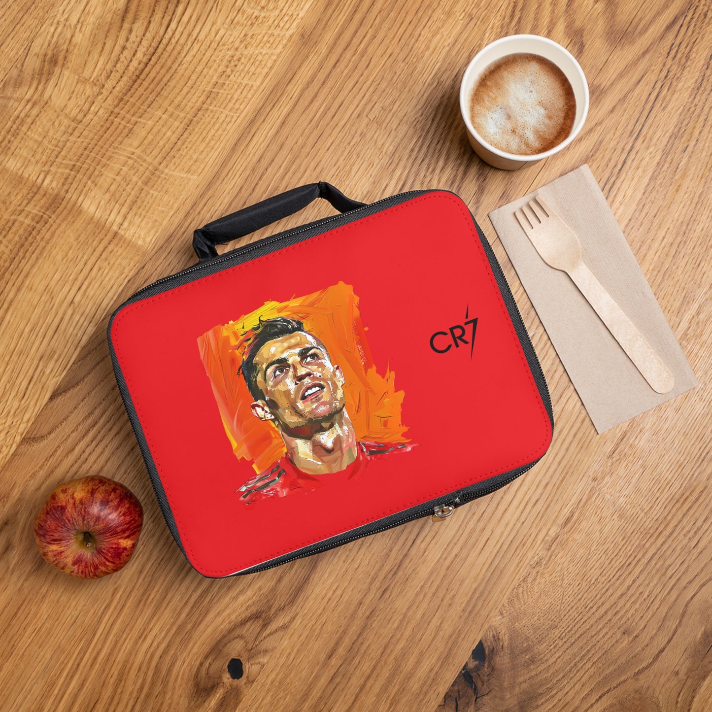 CR7 Cristiano Ronaldo Lunch Bag Red ⚽🥇