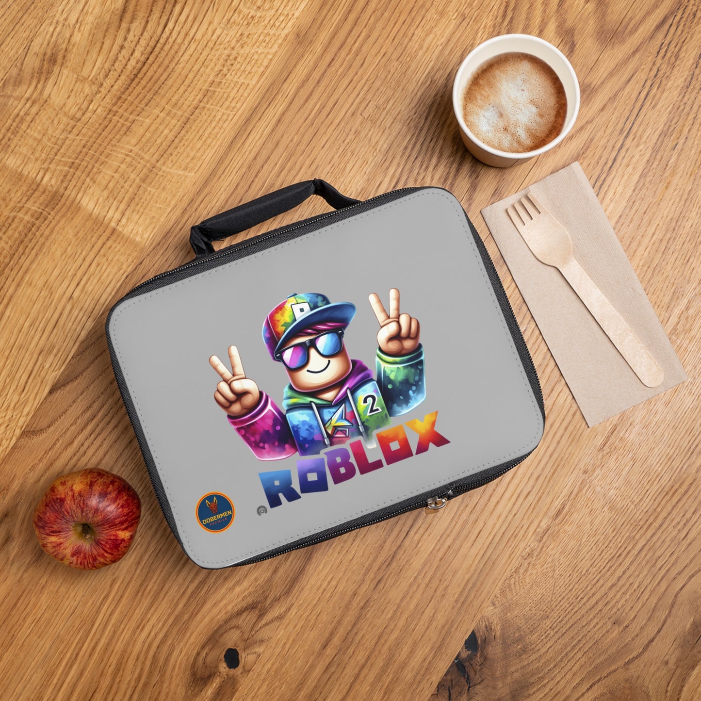 Roblox Fan Lunch Bag Light grey 🎮🎒✨