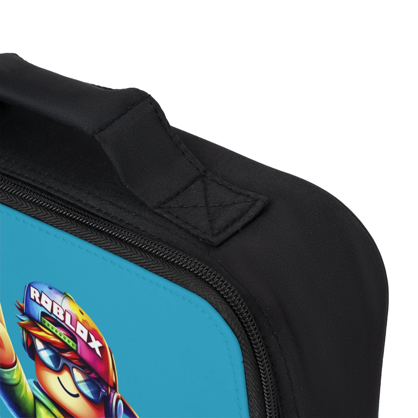 Vibrant Roblox Lunch Box Turquoise 🌈 🎮🎒