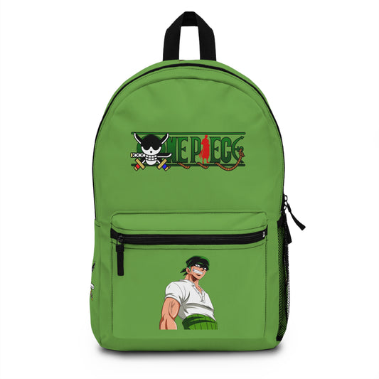 Roronoa Zoro One Piece Anime Backpack Green 🗡️