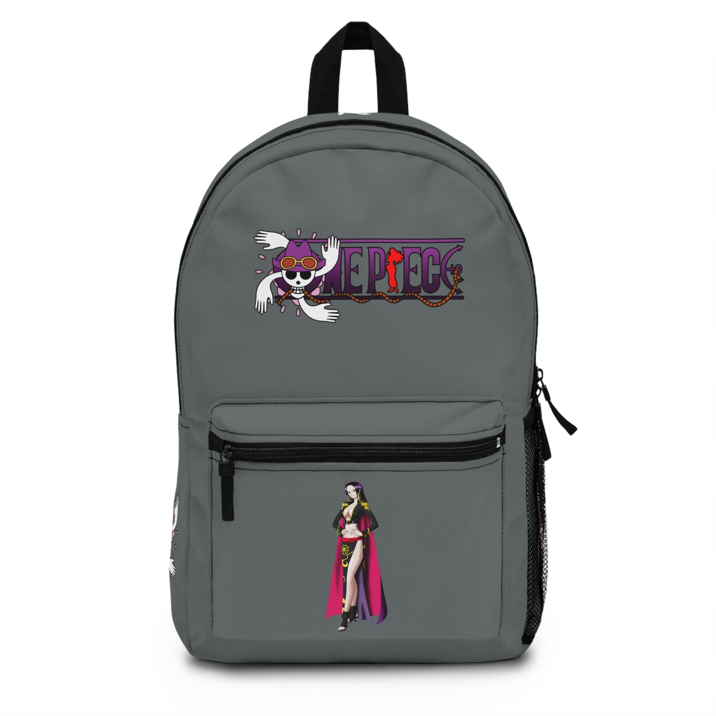 Nico Robin One Piece Premium Anime Backpack Dark grey 🎒