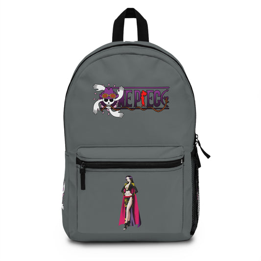 Nico Robin One Piece Premium Anime Backpack Dark grey 🎒
