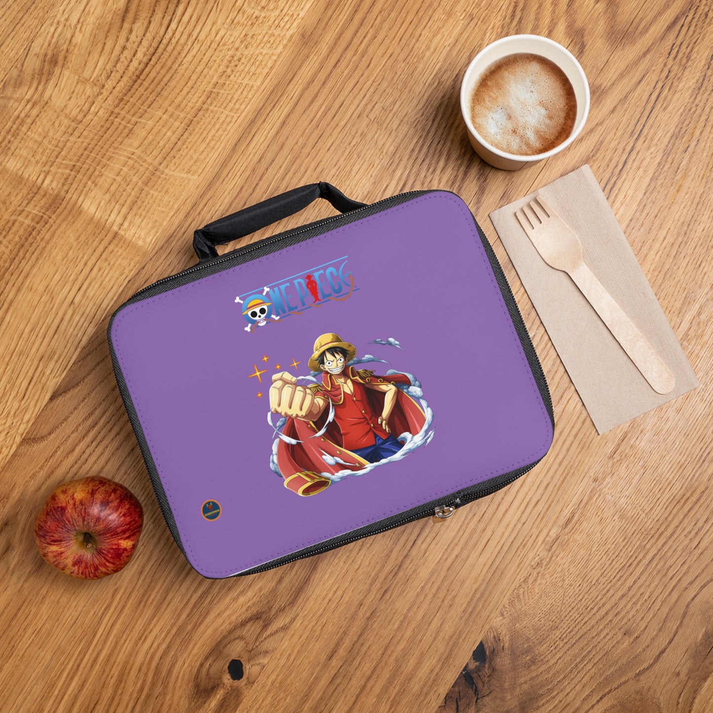 Monkey D. Luffy One Piece Anime Lunch Bag Light purple 🍱
