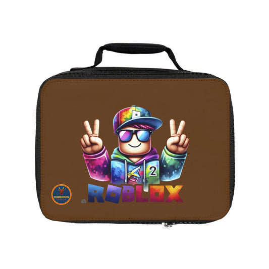 Roblox Fan Lunch Bag Brown 🎮🎒✨
