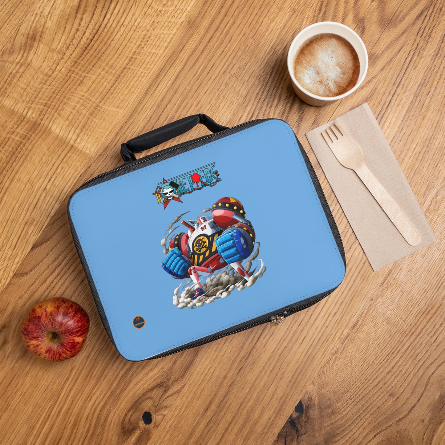 Franky One Piece Anime Lunch Bag Light blue 🍱